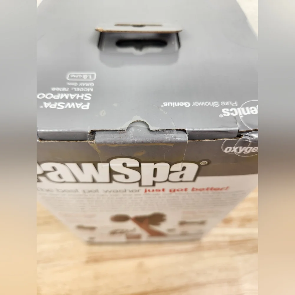 Oxygenics Paw Spa Matte Gray ShampoochPro Model #78166 New Sealed Box